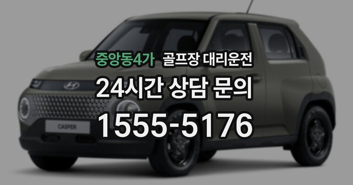 골프장 대리운전 서비스