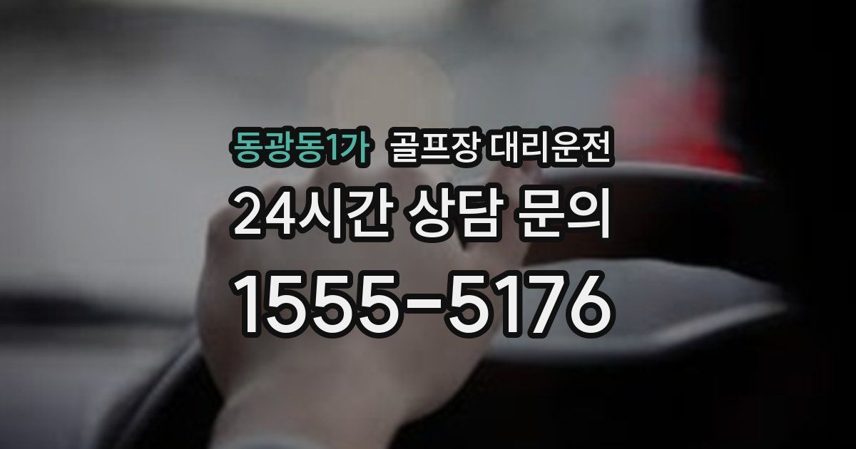 골프장 대리운전 서비스