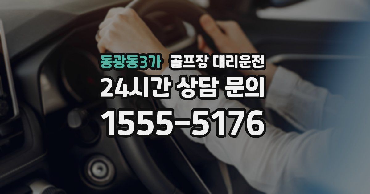 골프장 대리운전 서비스