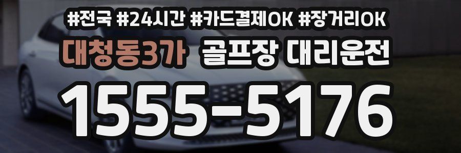 대청동3가 골프장 대리운전