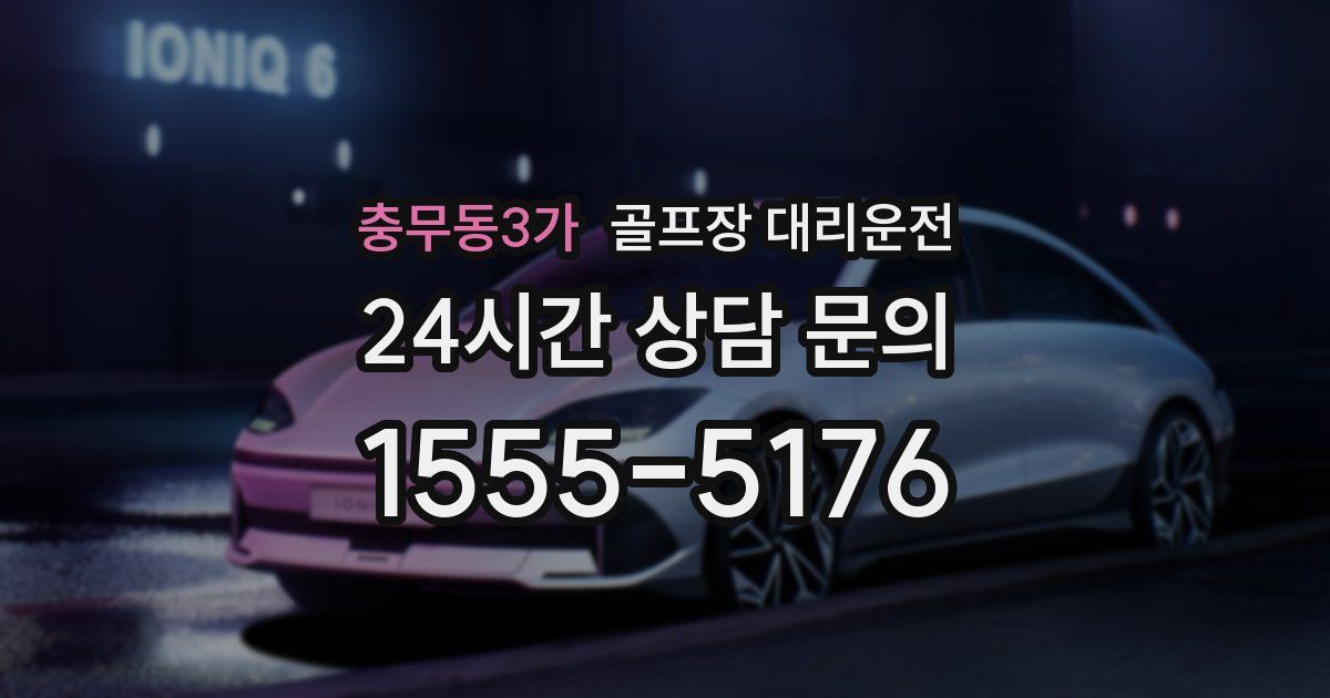 골프장 대리운전 서비스