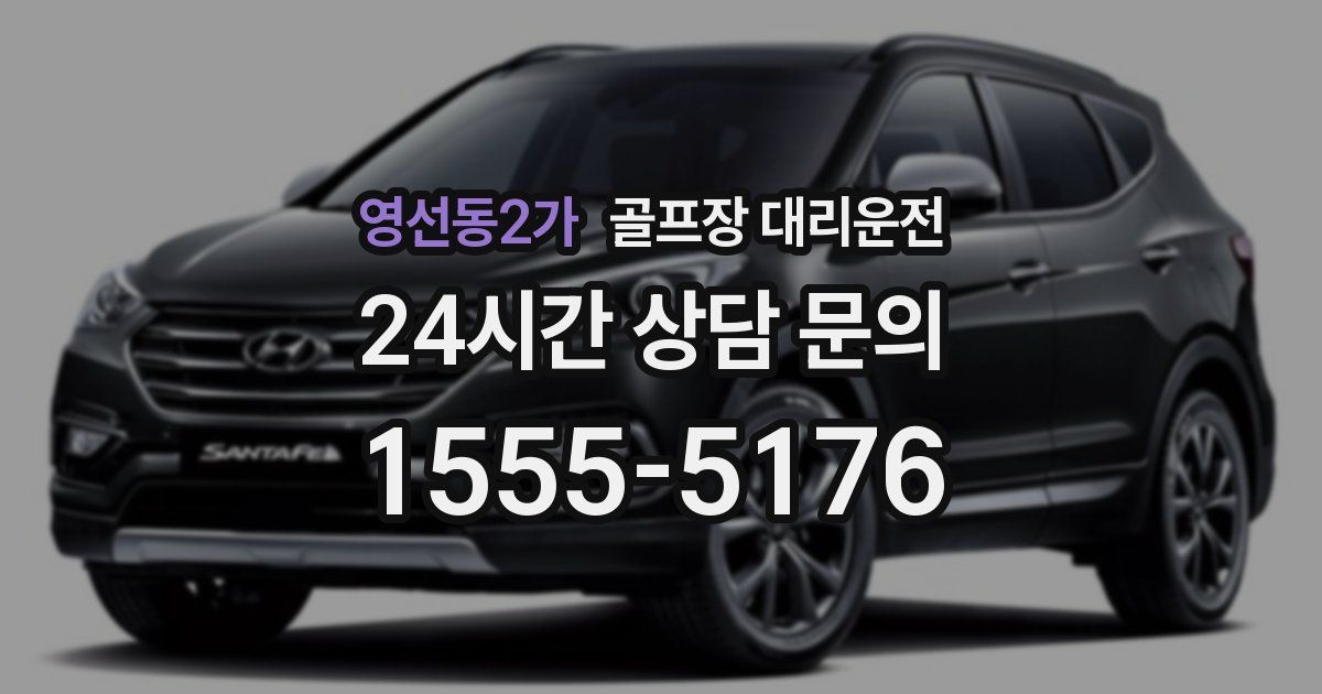 골프장 대리운전 서비스