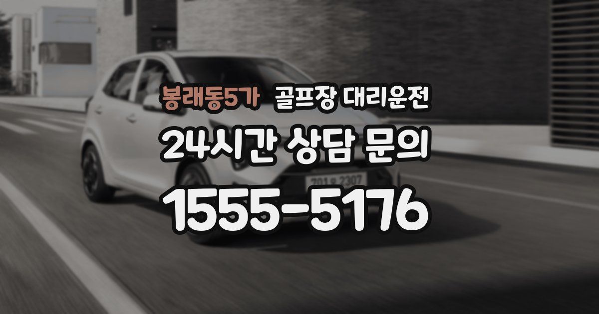골프장 대리운전 서비스