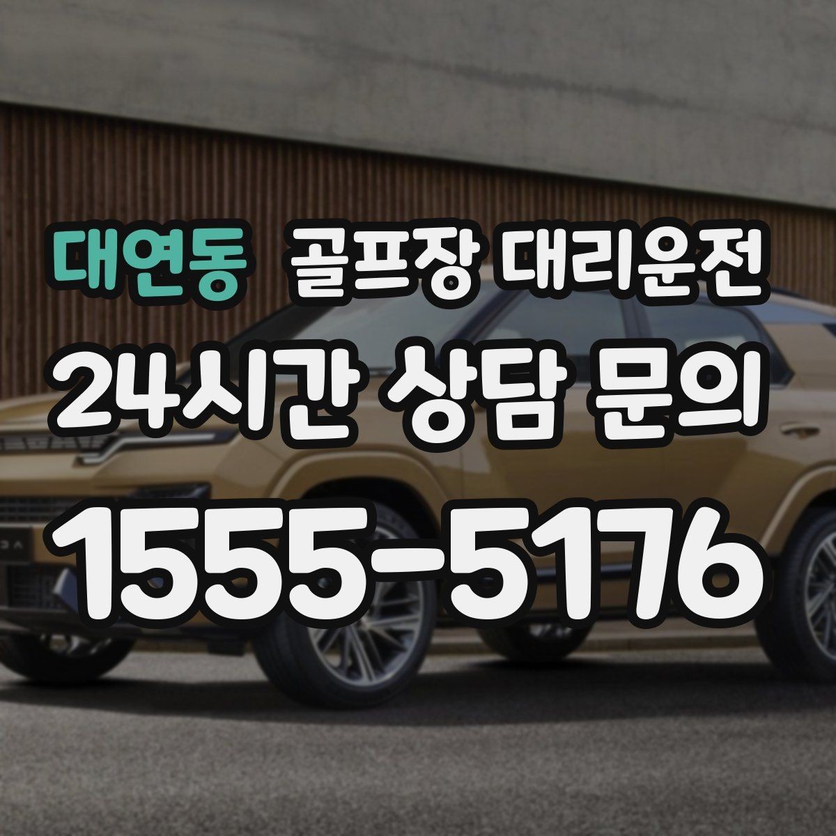 대연동 골프장 대리운전 팀 연령대 고려한 정차와 승하차