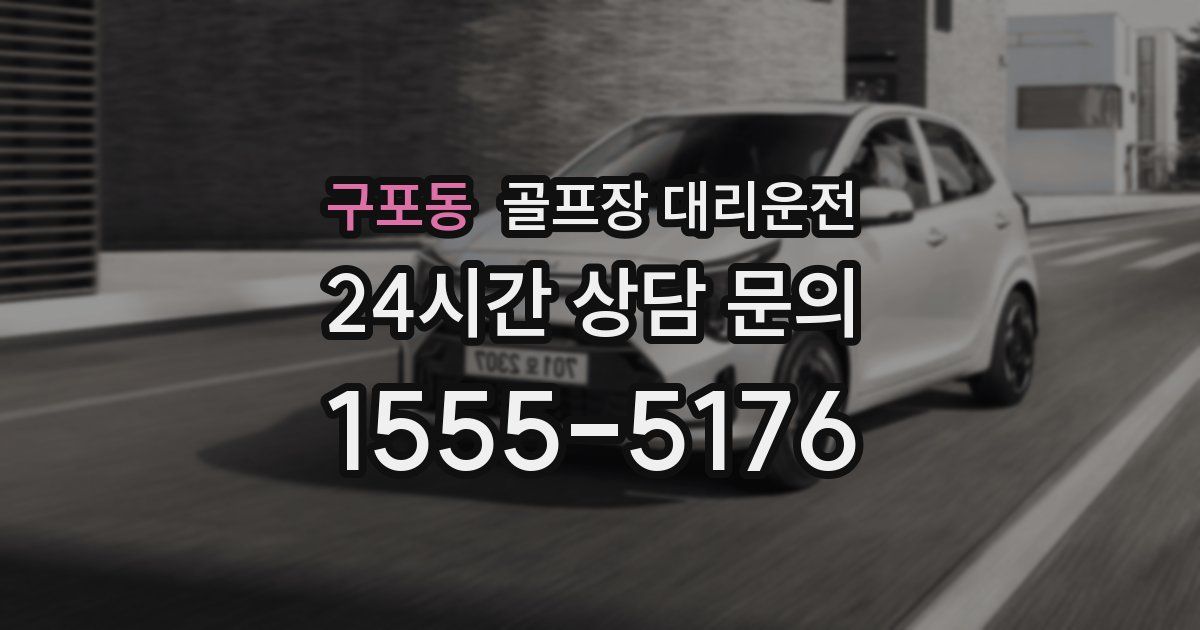 골프장 대리운전 서비스