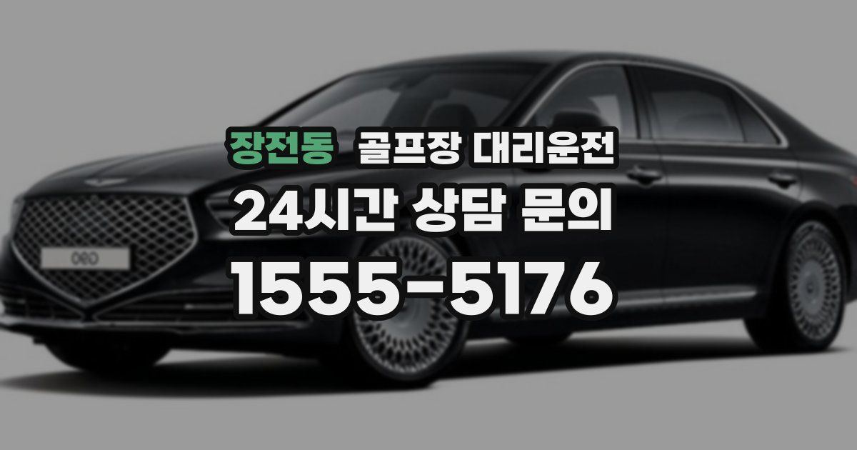 골프장 대리운전 서비스