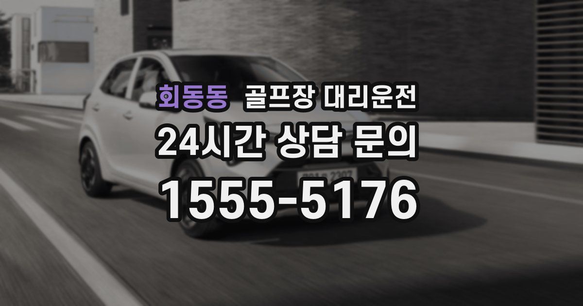 골프장 대리운전 서비스