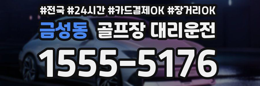 금성동 골프장 대리운전