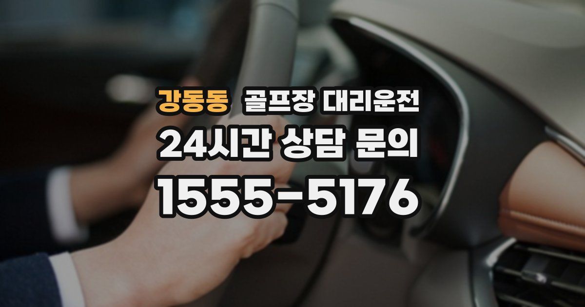 골프장 대리운전 서비스