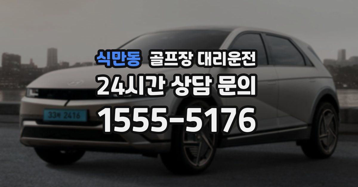 골프장 대리운전 서비스