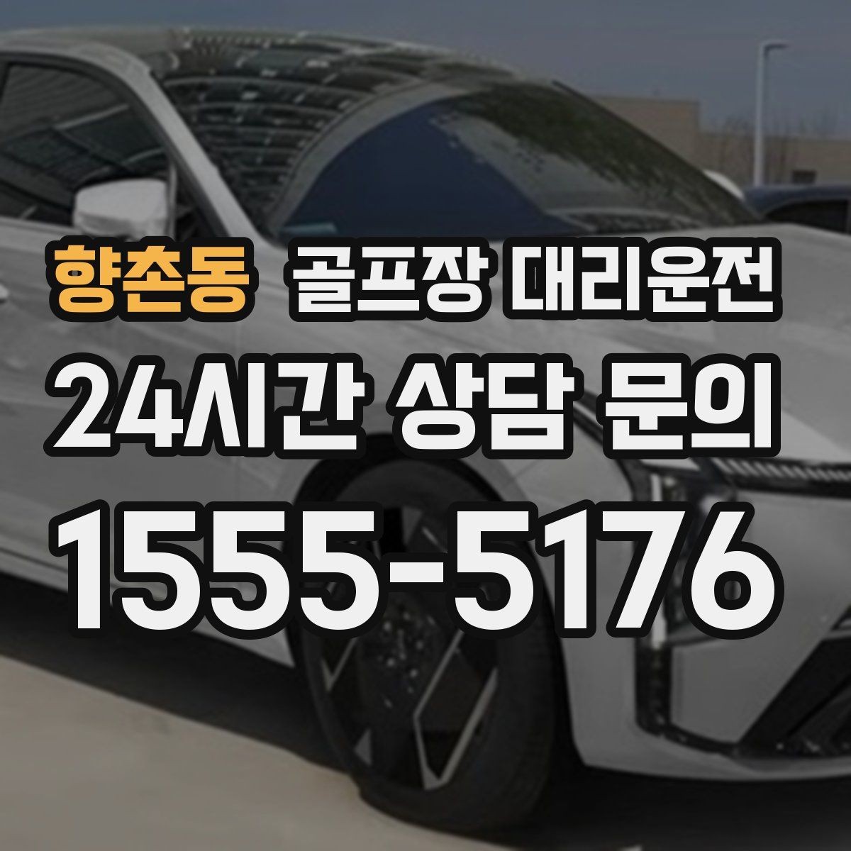 향촌동 골프장 대리운전 코스 표지에 서툴러도 길 찾기 걱정 없는 날
