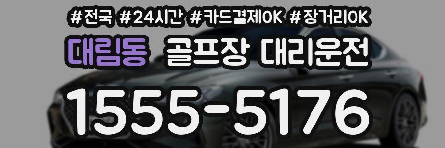 대림동 골프장 대리운전