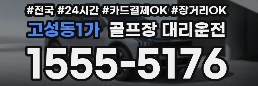 고성동1가 골프장 대리운전