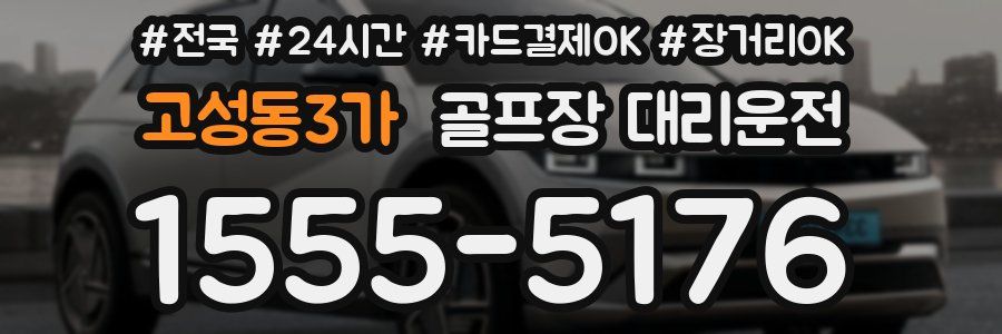 고성동3가 골프장 대리운전