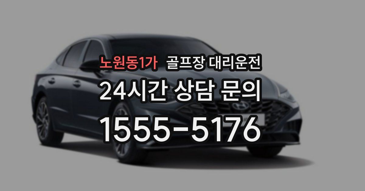 골프장 대리운전 서비스