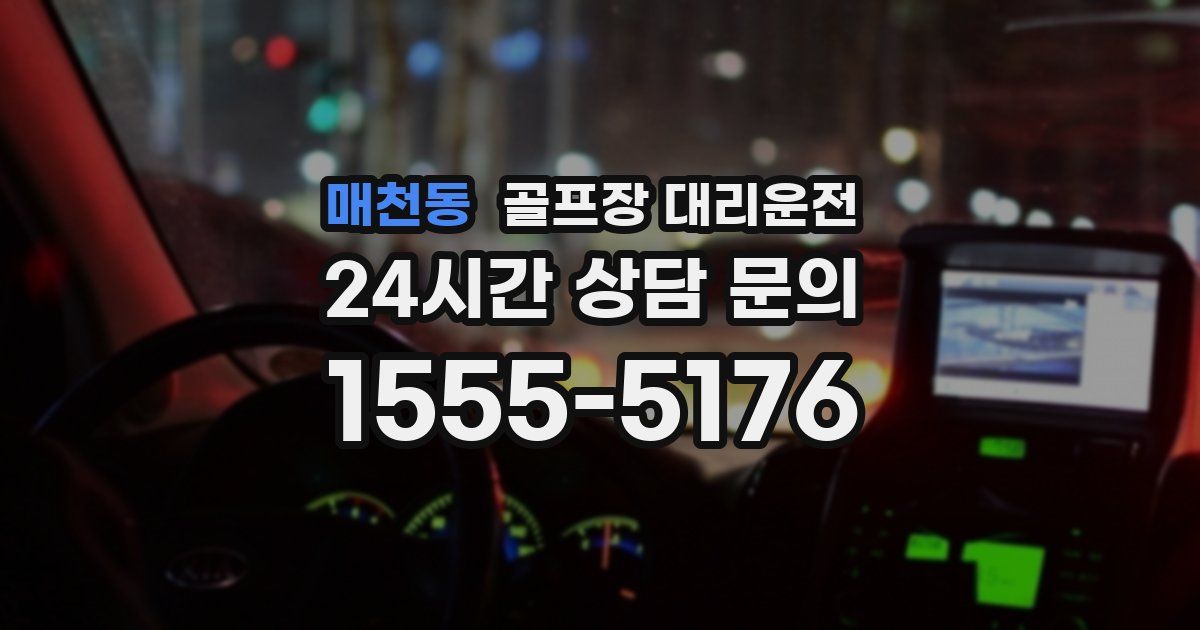 골프장 대리운전 서비스