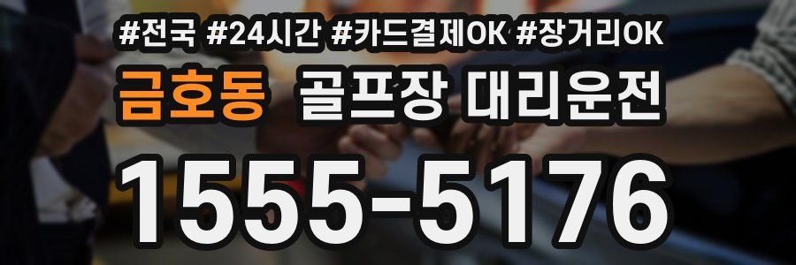 금호동 골프장 대리운전