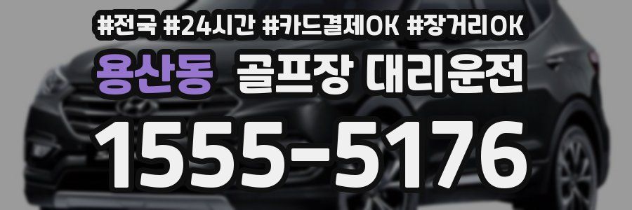 용산동 골프장 대리운전