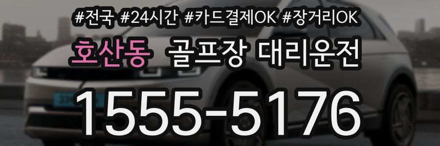 호산동 골프장 대리운전