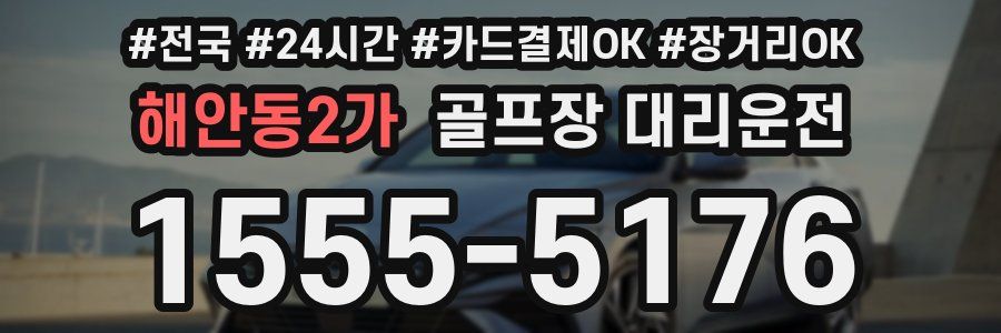 해안동2가 골프장 대리운전