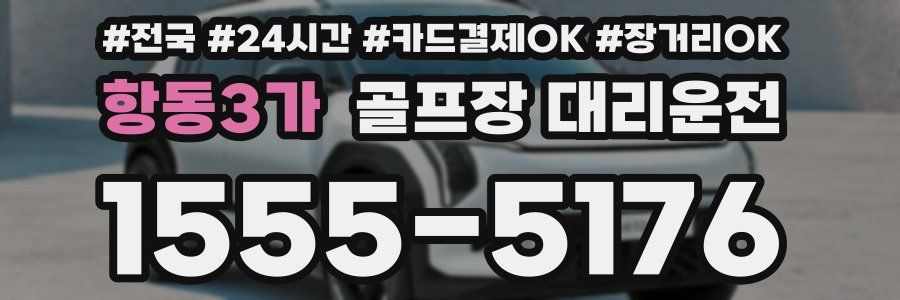 항동3가 골프장 대리운전