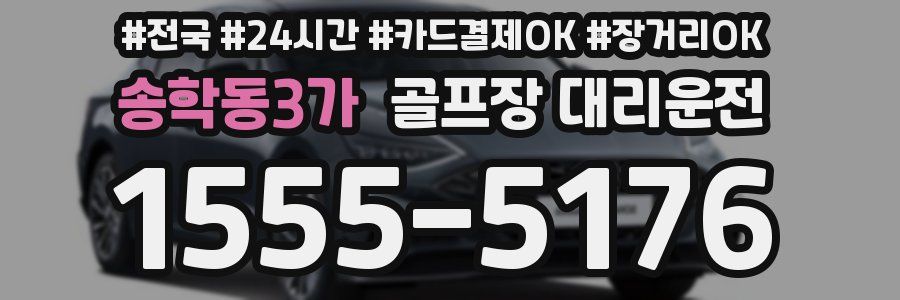 송학동3가 골프장 대리운전