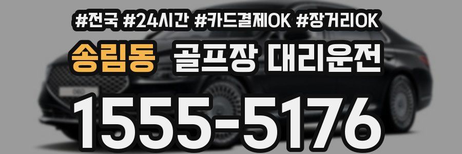 송림동 골프장 대리운전