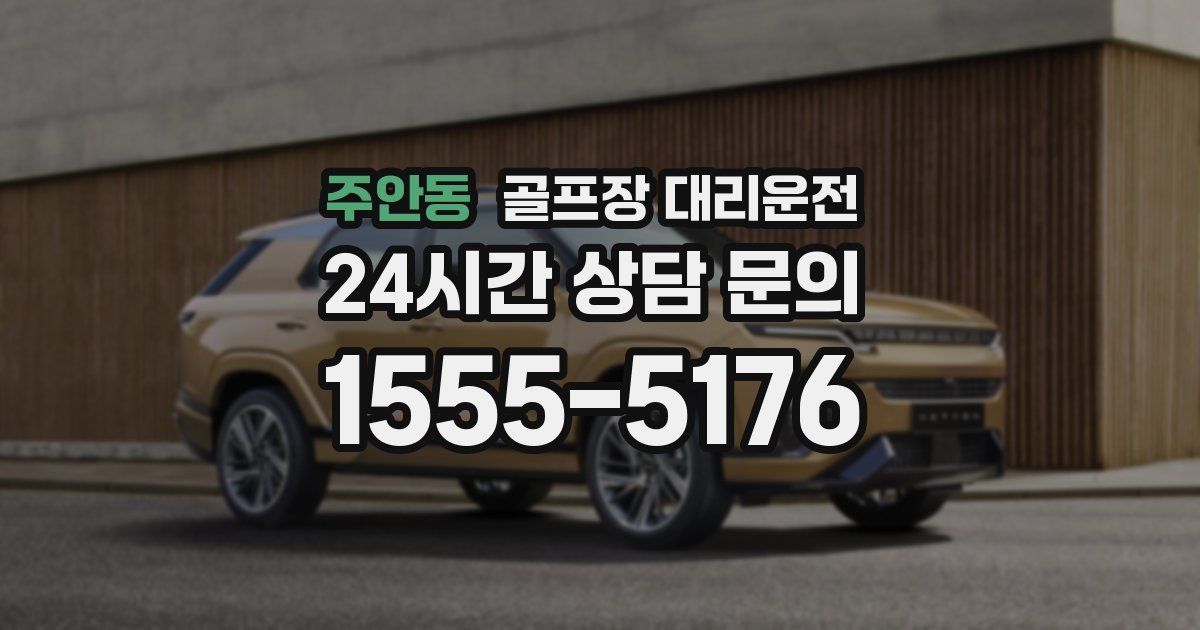 골프장 대리운전 서비스