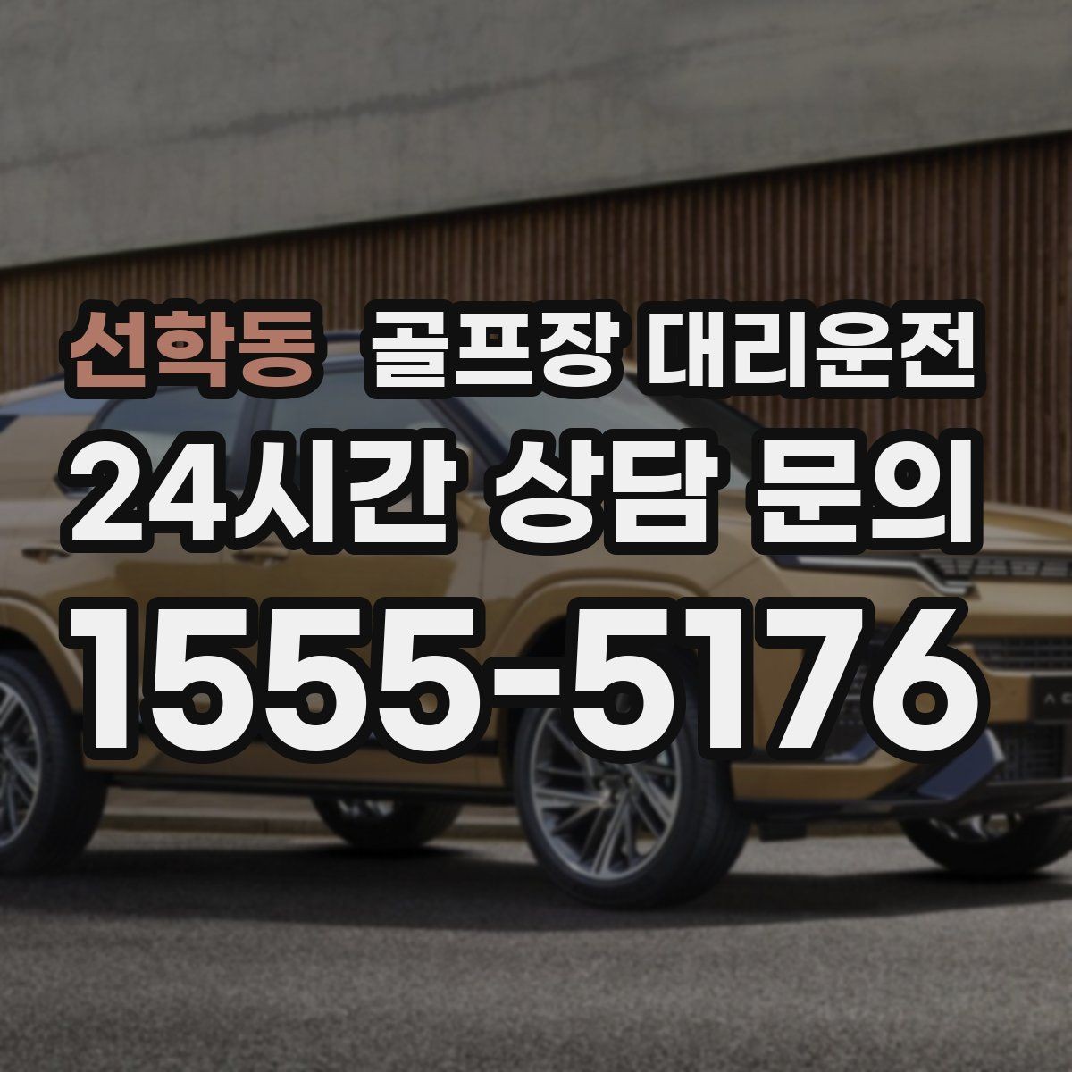 선학동 골프장 대리운전 연습장 경유부터 본 코스 이동까지