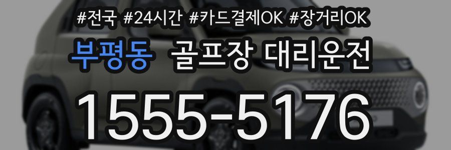 부평동 골프장 대리운전