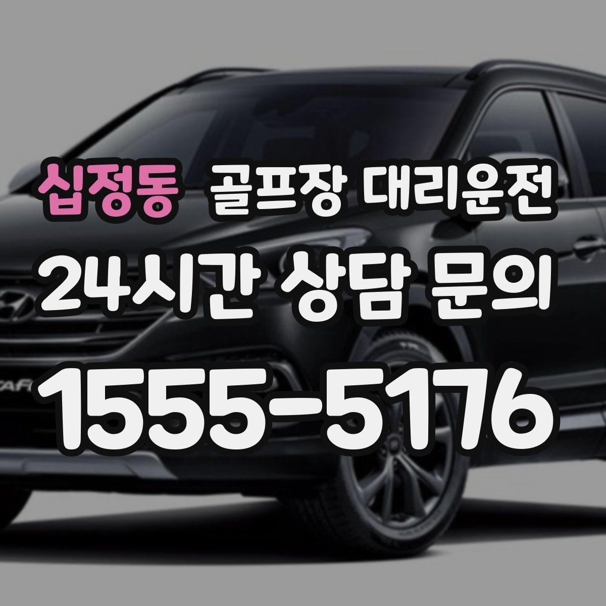 십정동 골프장 대리운전 외곽 장거리 코스도 정시 도착