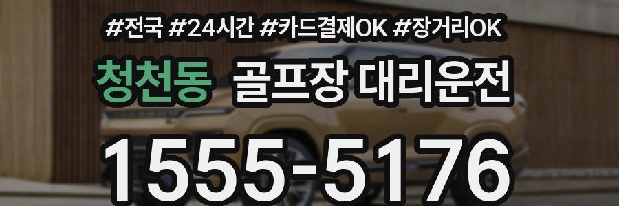 청천동 골프장 대리운전