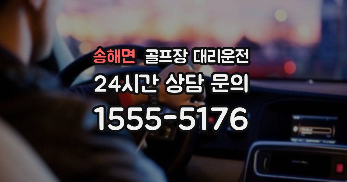 골프장 대리운전 서비스