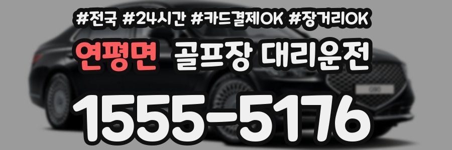 연평면 골프장 대리운전