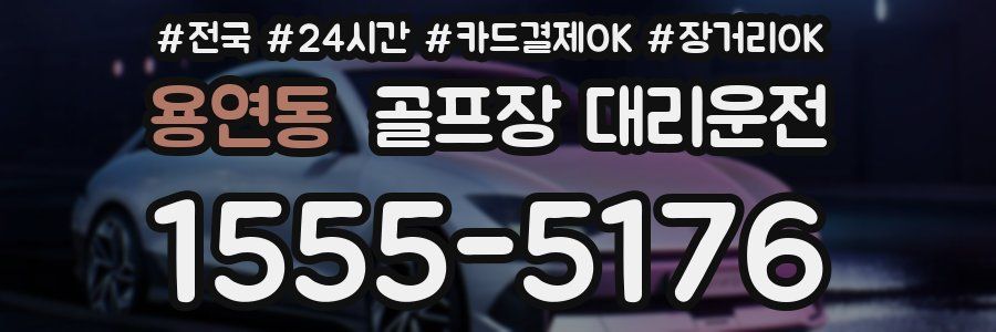 용연동 골프장 대리운전