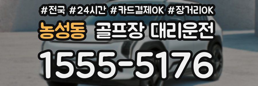 농성동 골프장 대리운전