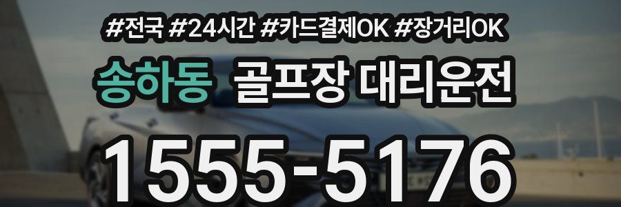 송하동 골프장 대리운전