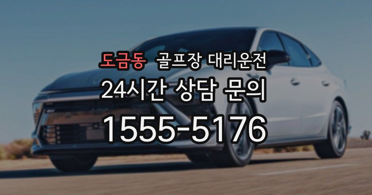 골프장 대리운전 서비스