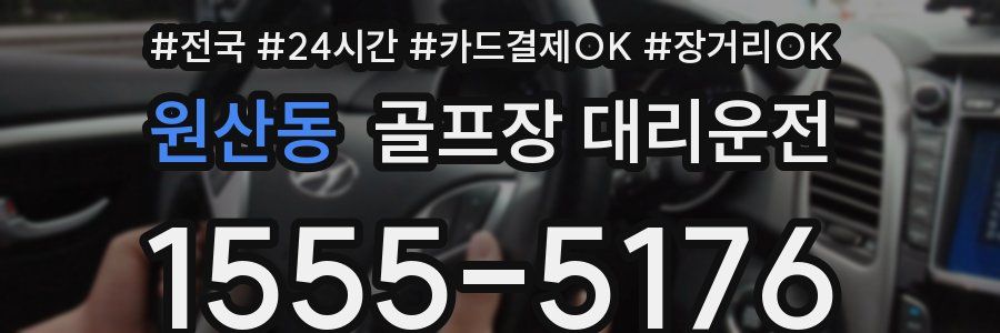 원산동 골프장 대리운전