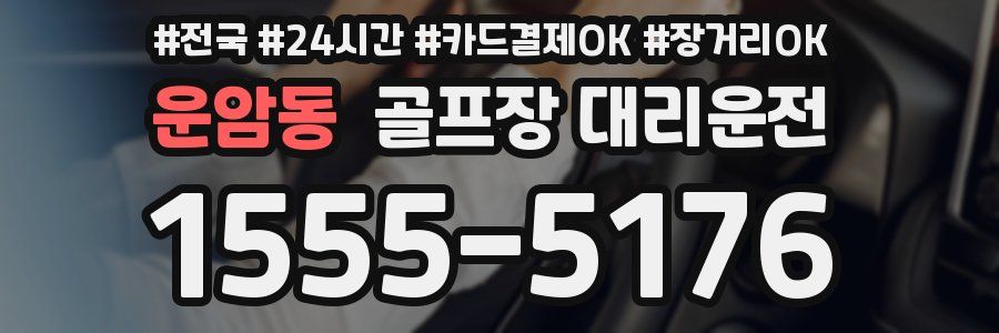 운암동 골프장 대리운전
