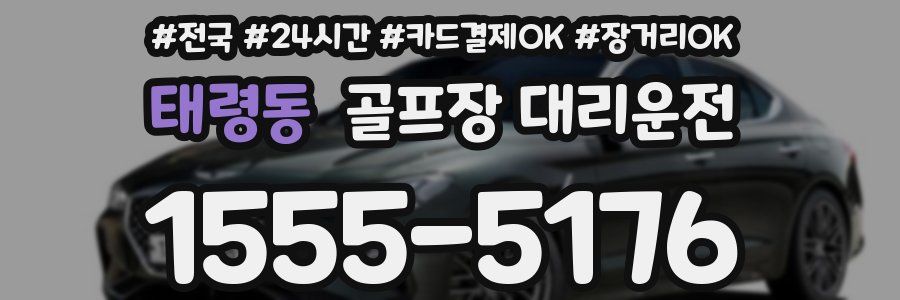 태령동 골프장 대리운전