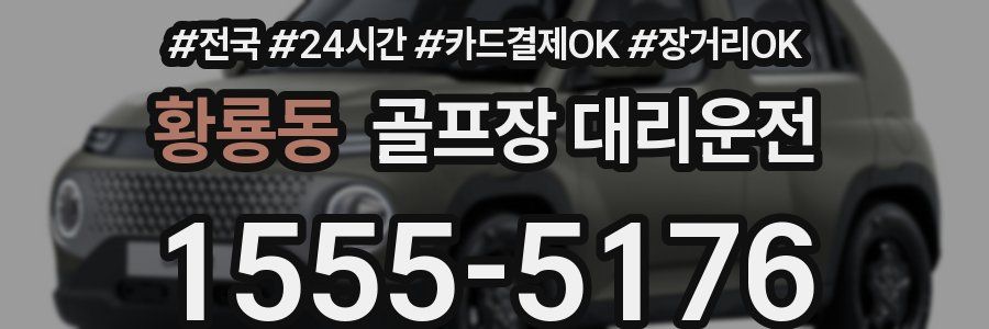 황룡동 골프장 대리운전