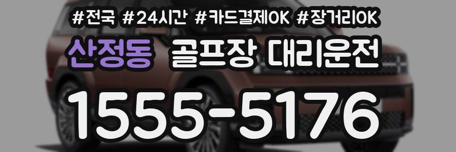 산정동 골프장 대리운전