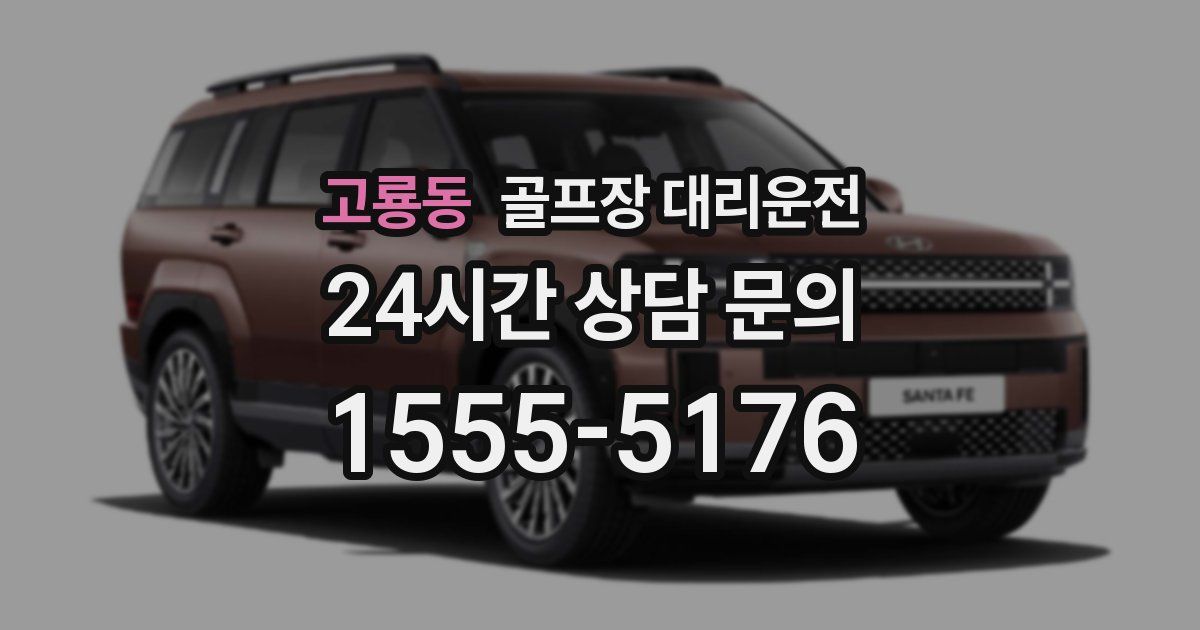 골프장 대리운전 서비스