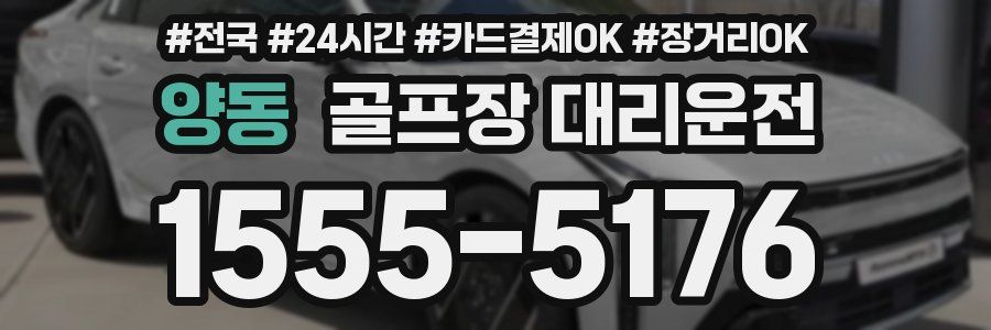 양동 골프장 대리운전