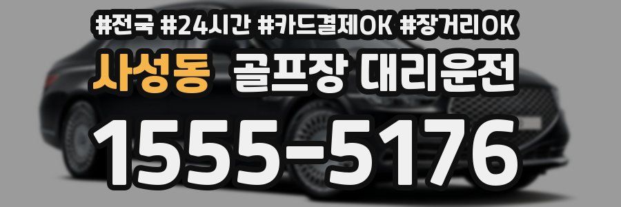 사성동 골프장 대리운전