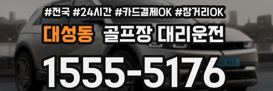 대성동 골프장 대리운전