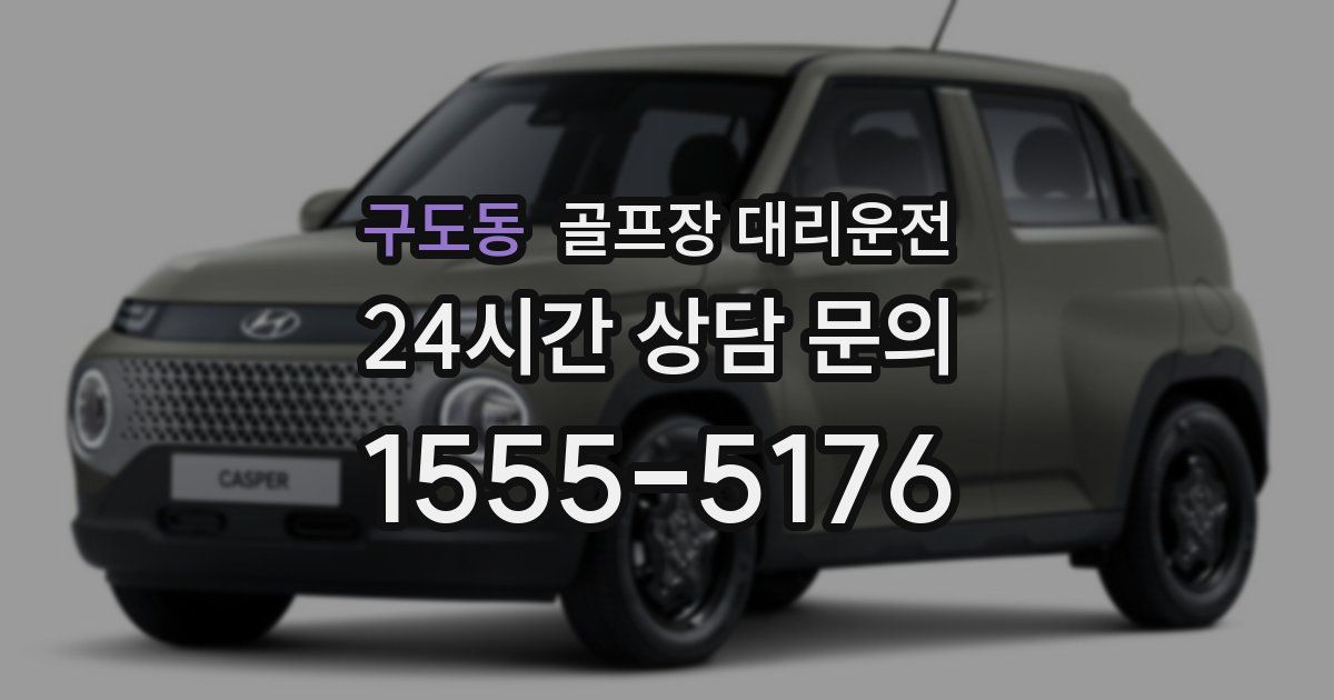 골프장 대리운전 서비스