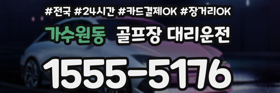 가수원동 골프장 대리운전