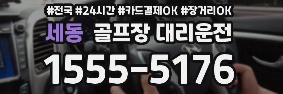 세동 골프장 대리운전